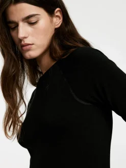 Seamless Wool-Blend Top