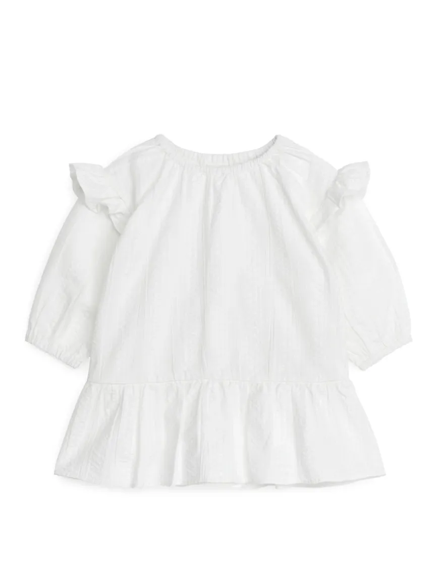 Seersucker Frill Dress