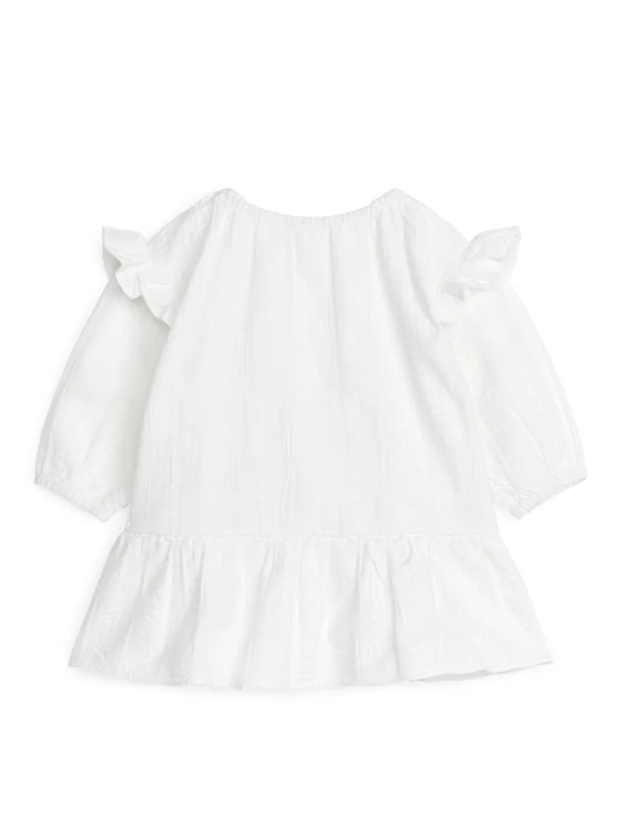 Seersucker Frill Dress