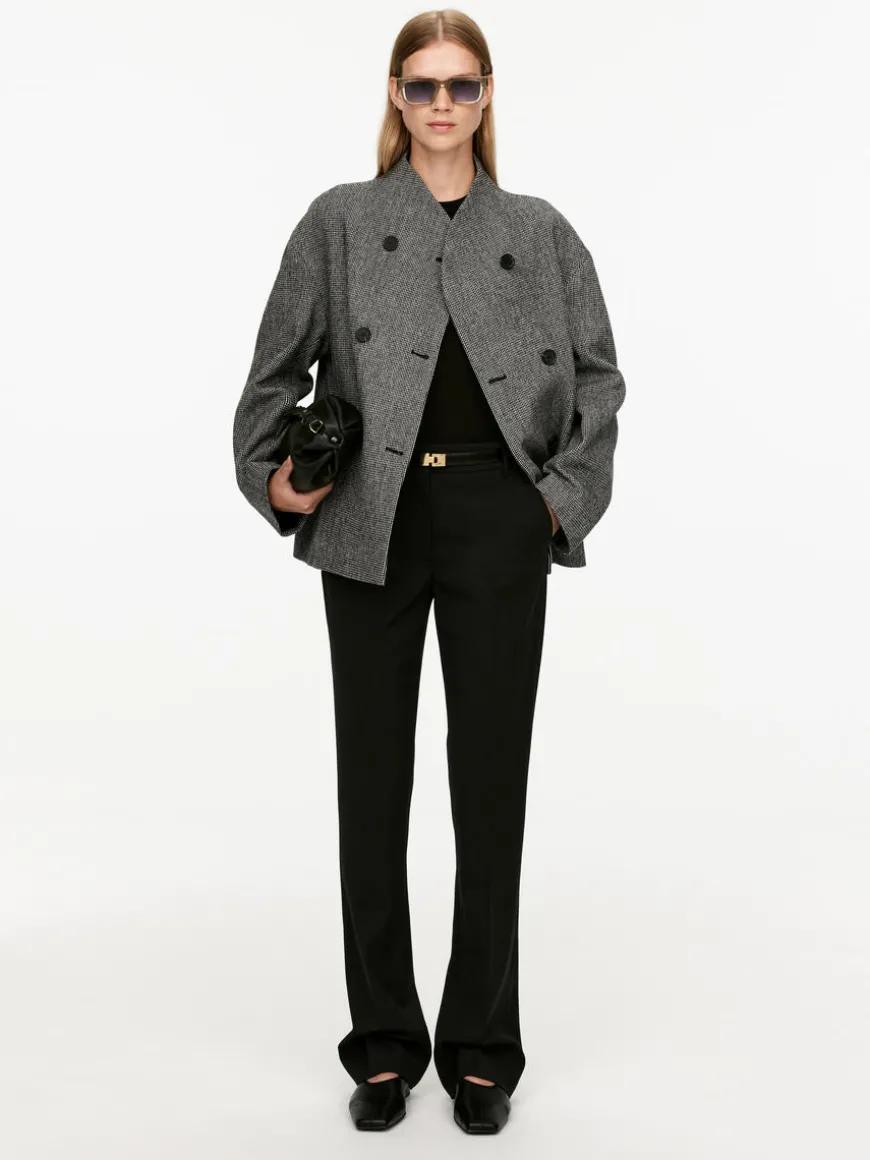 Shawl-Collar Wool Jacket