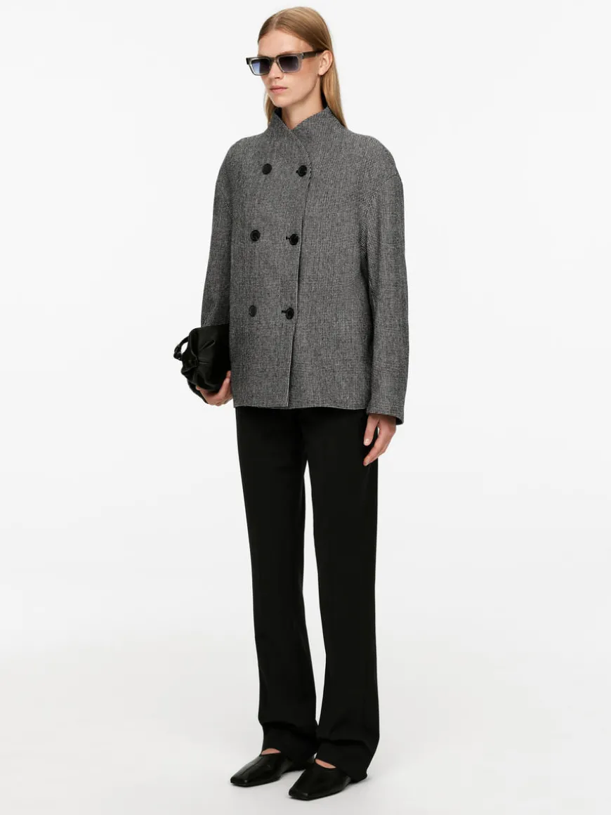 Shawl-Collar Wool Jacket