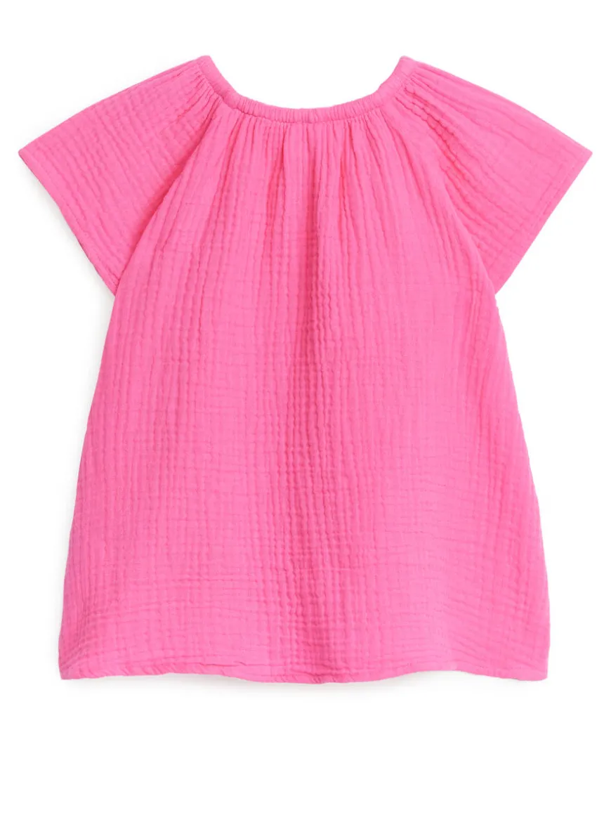 Short Cheesecloth Dress