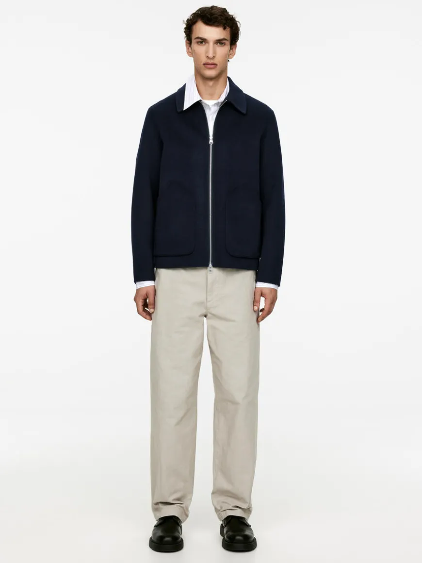 Short Double-Face Wool Jacket