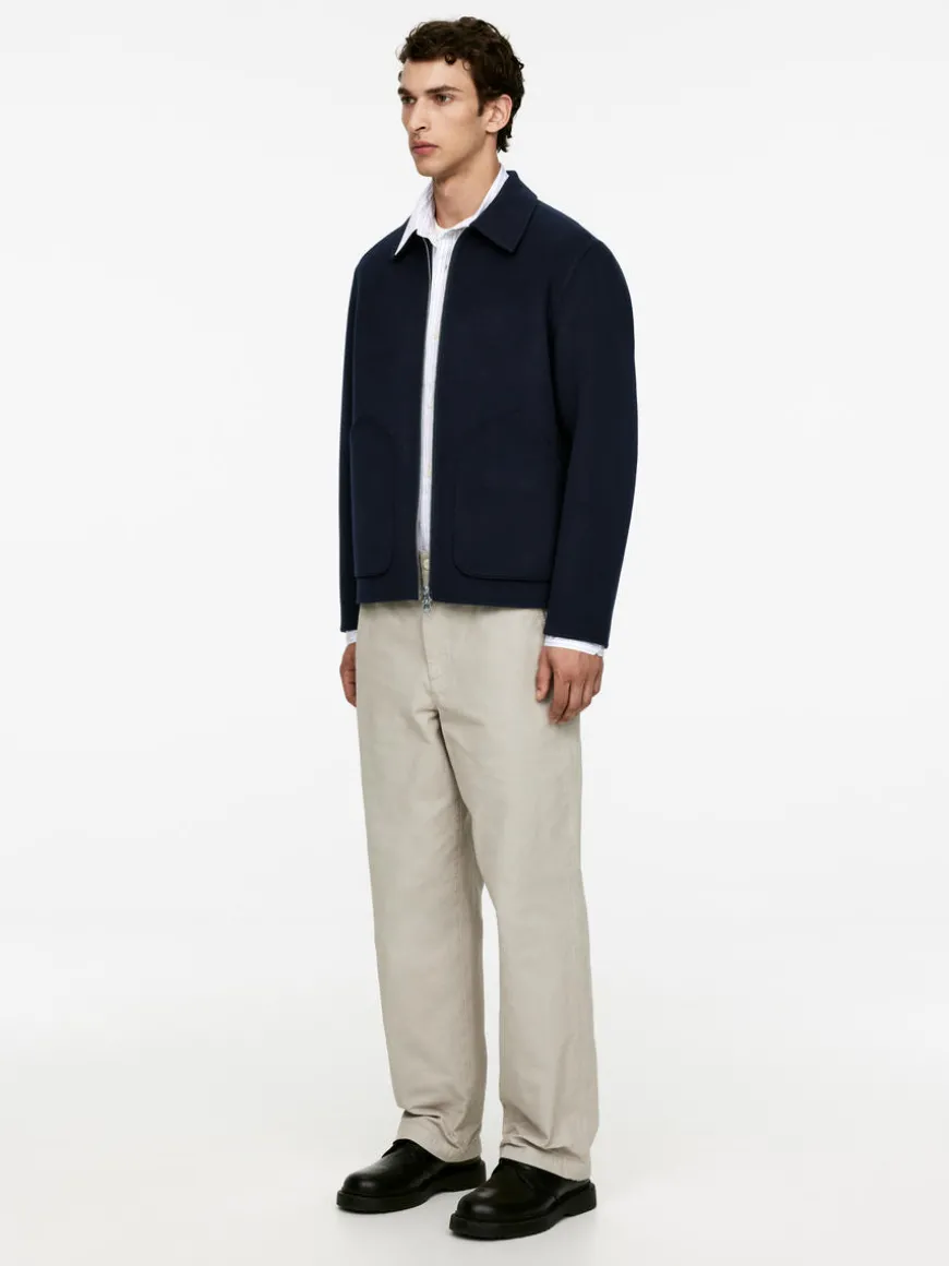 Short Double-Face Wool Jacket
