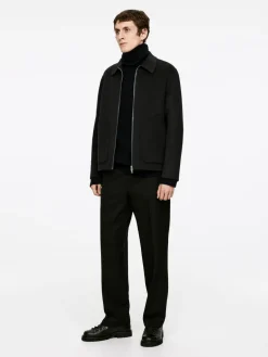 Short Double-Face Wool Jacket