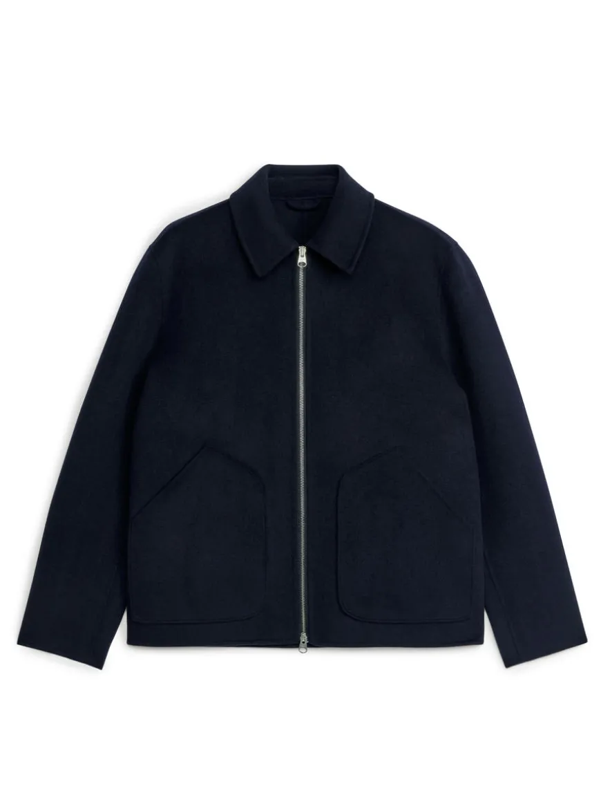 Short Double-Face Wool Jacket
