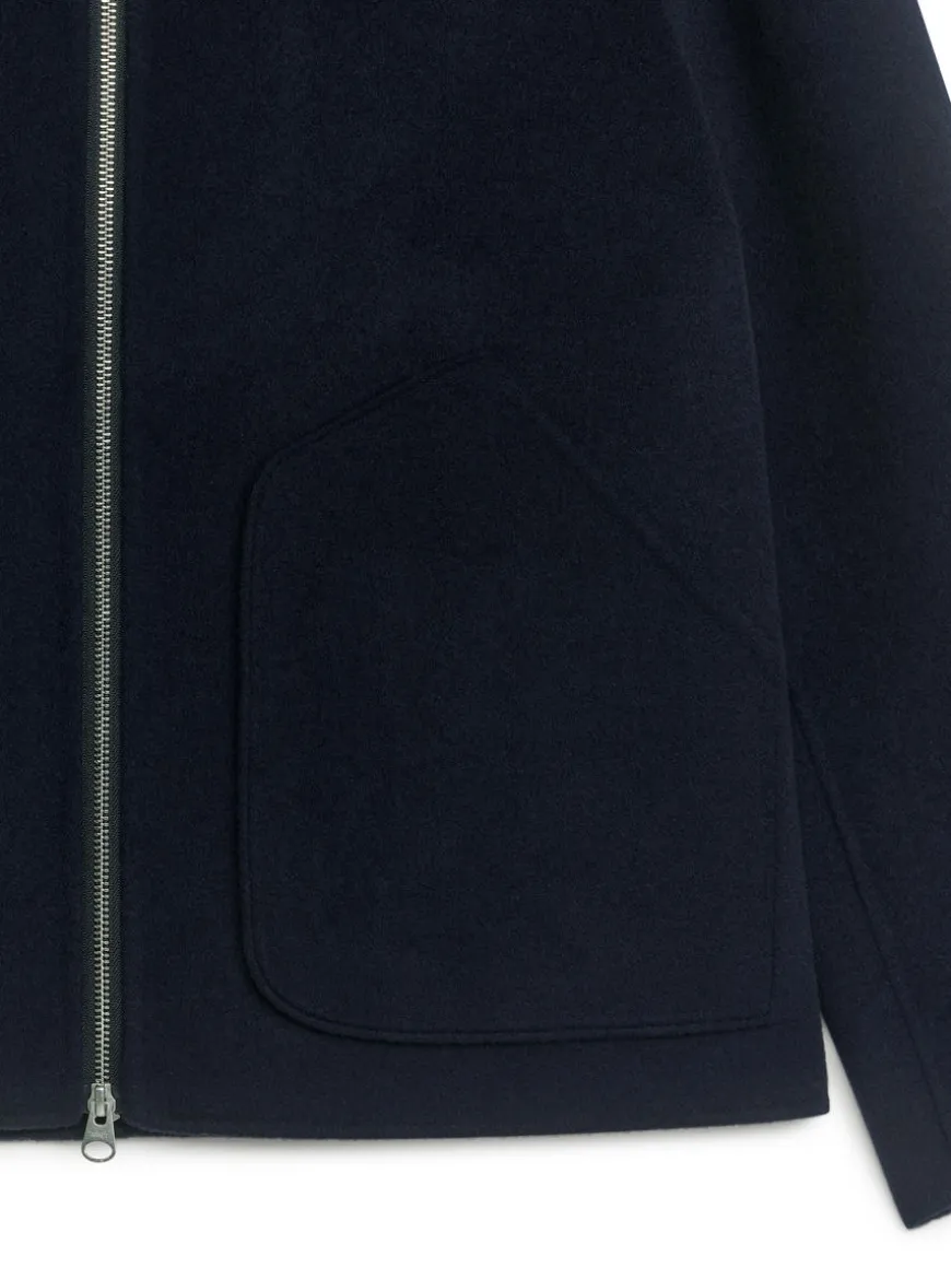 Short Double-Face Wool Jacket