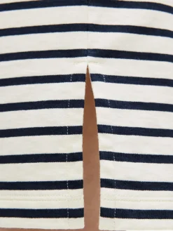 Short-Sleeve Cotton Dress