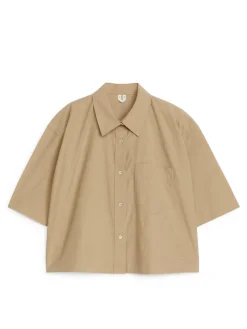 Short-Sleeve Cotton Shirt