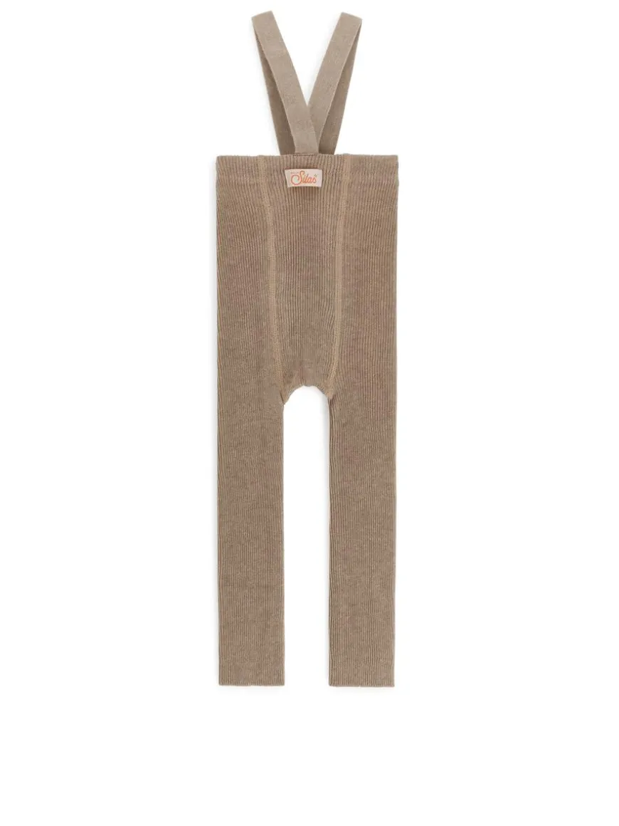 Silly Silas Footless Tights With Braces