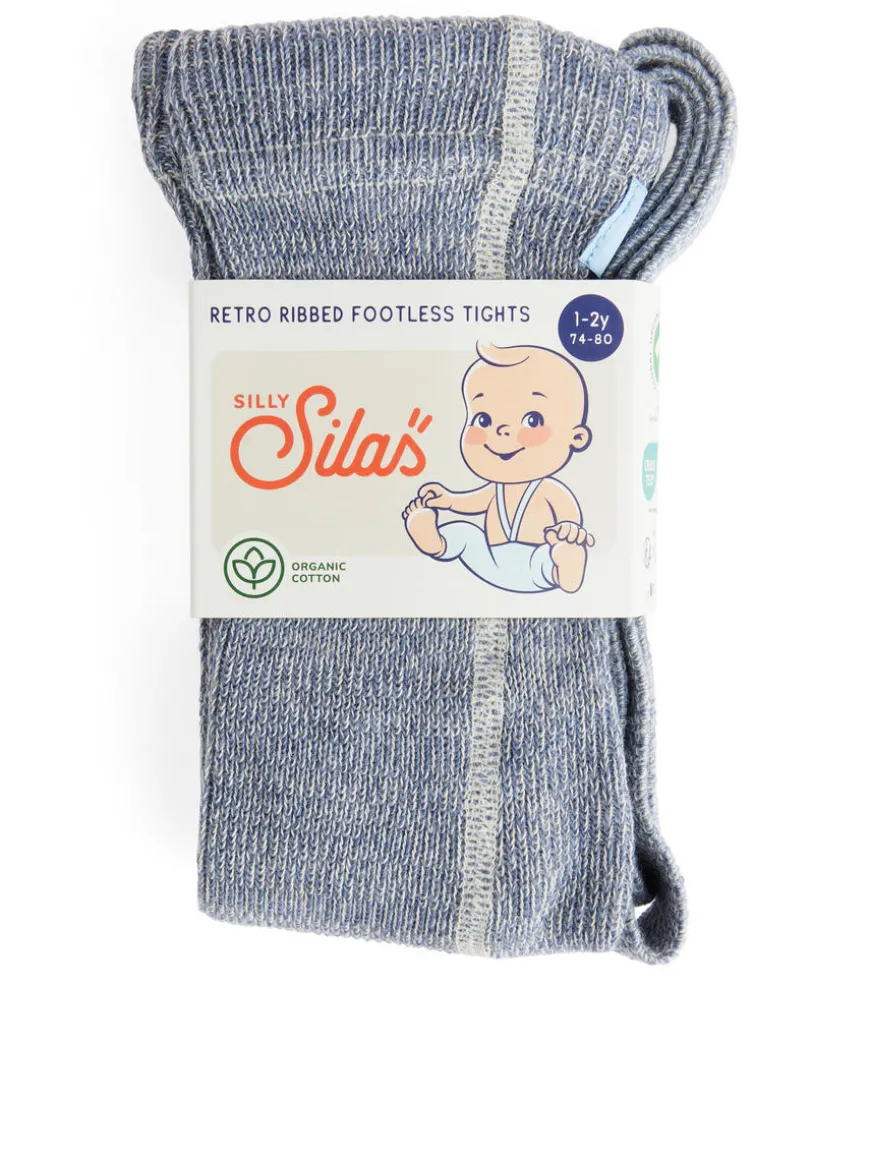 Silly Silas Footless Tights With Braces