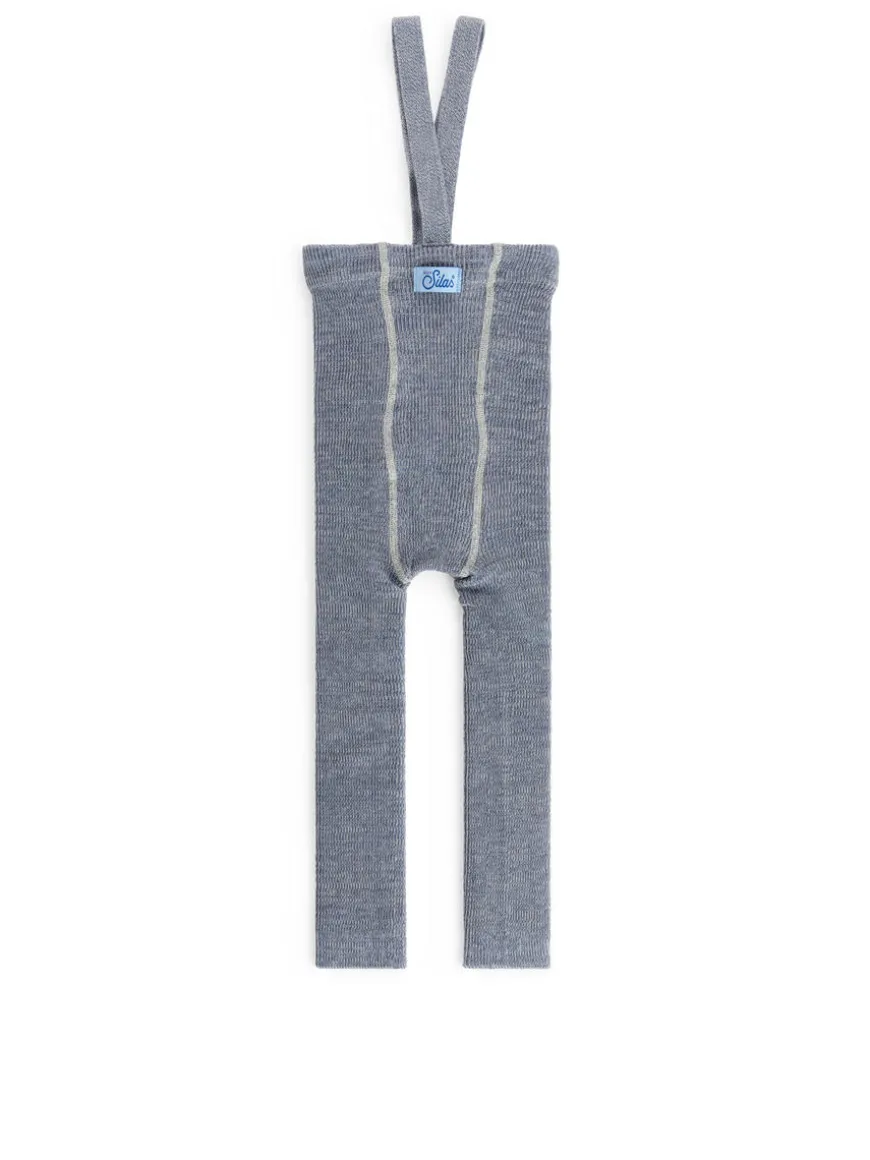 Silly Silas Footless Tights With Braces