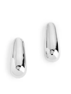 Silver-Plated Drop Earrings