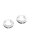 Silver-Plated Hoop Earrings