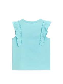 Sleeveless Jersey Frill Top