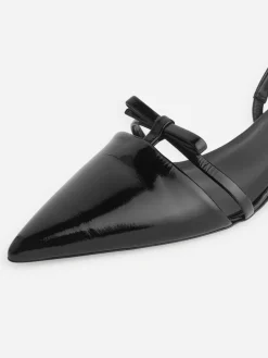 Slingback Leather Pumps