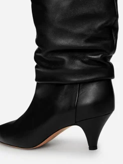 Slouchy Leather Boots