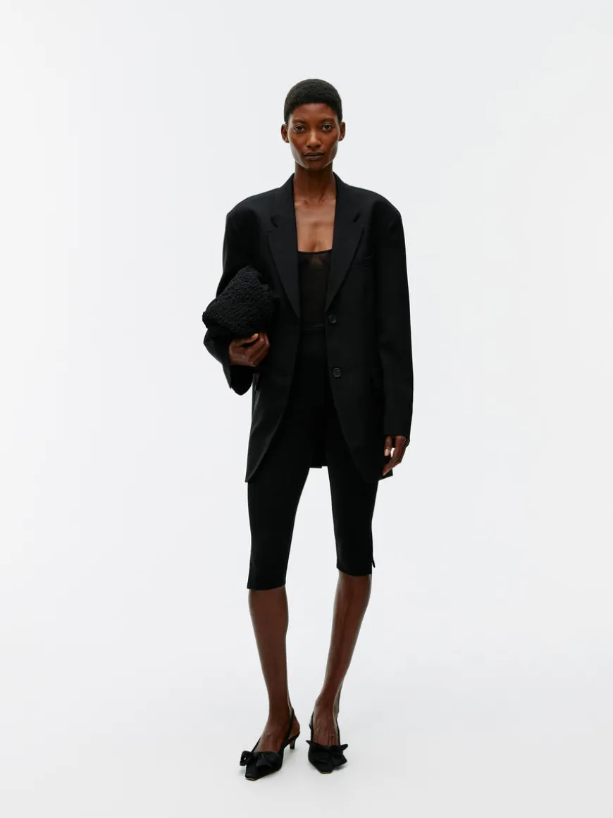 Soft Bow Slingback Pumps