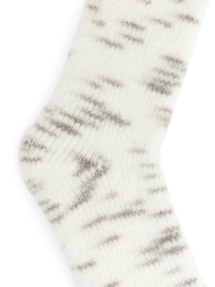 Space-Dyed Chunky Socks