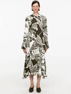Stockholm Print Maxi Dress