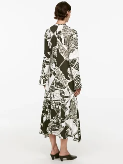 Stockholm Print Maxi Dress