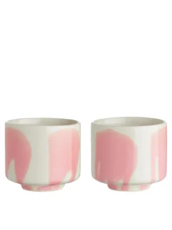 Stoneware Cups Set Of 2