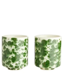 Stoneware Cups Set Of 2