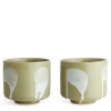 Stoneware Cups Set Of 2