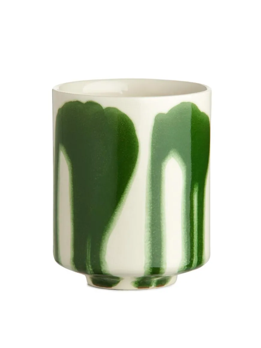 Stoneware Cups Set Of 2