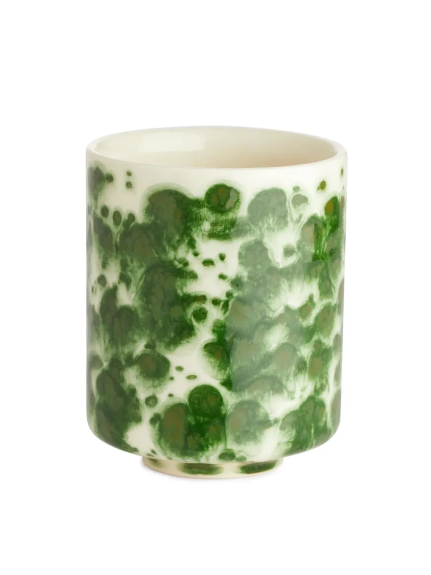 Stoneware Cups Set Of 2