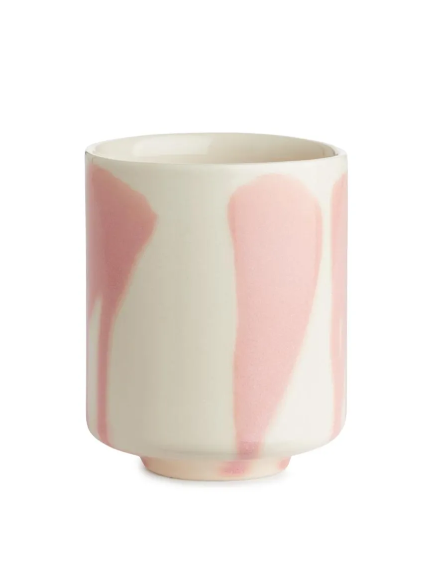 Stoneware Cups Set Of 2