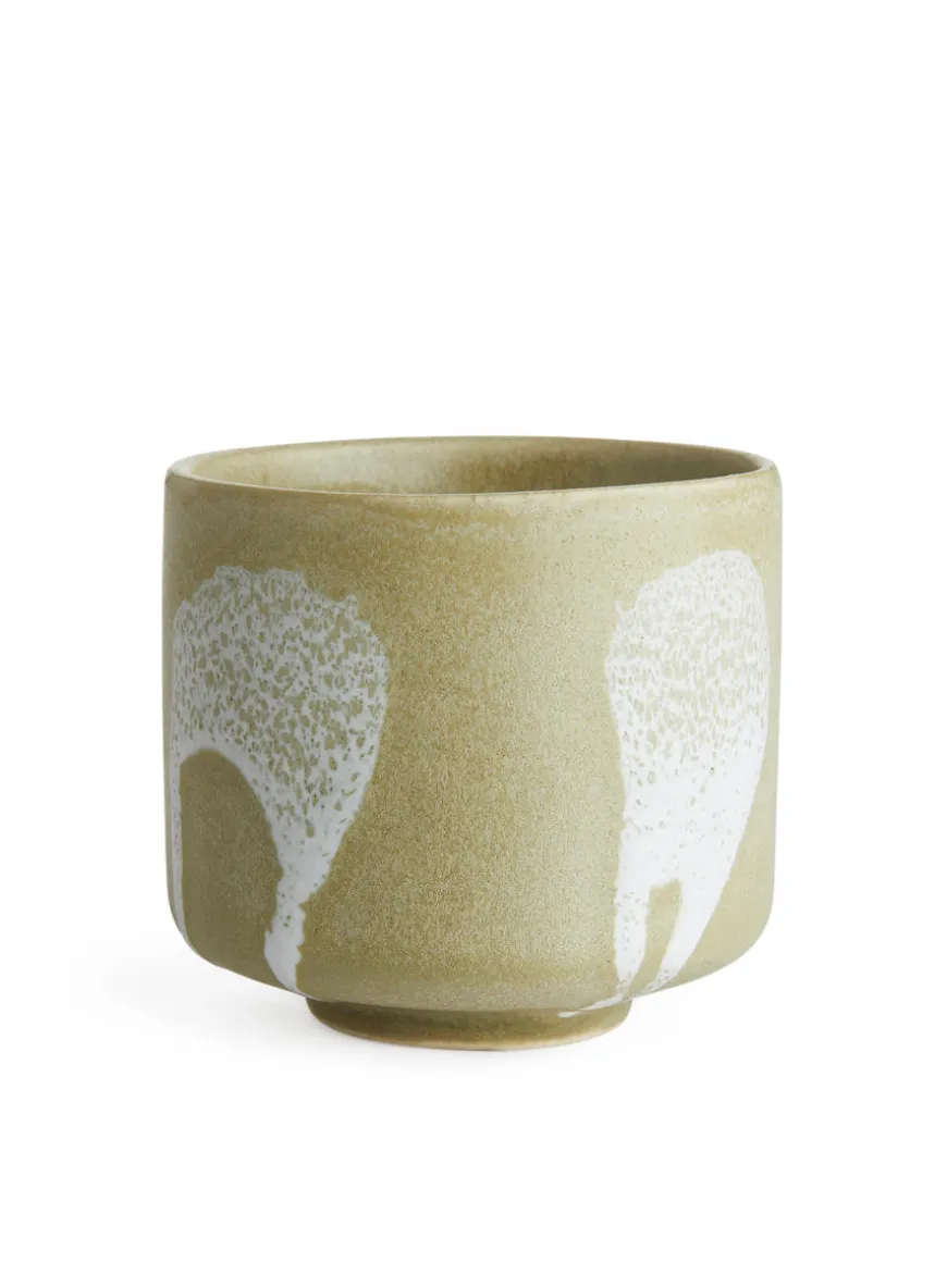 Stoneware Cups Set Of 2