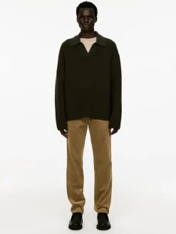 Straigh-Fit Corduroy Chinos