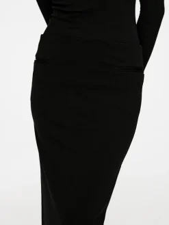 Stretch Midi Skirt