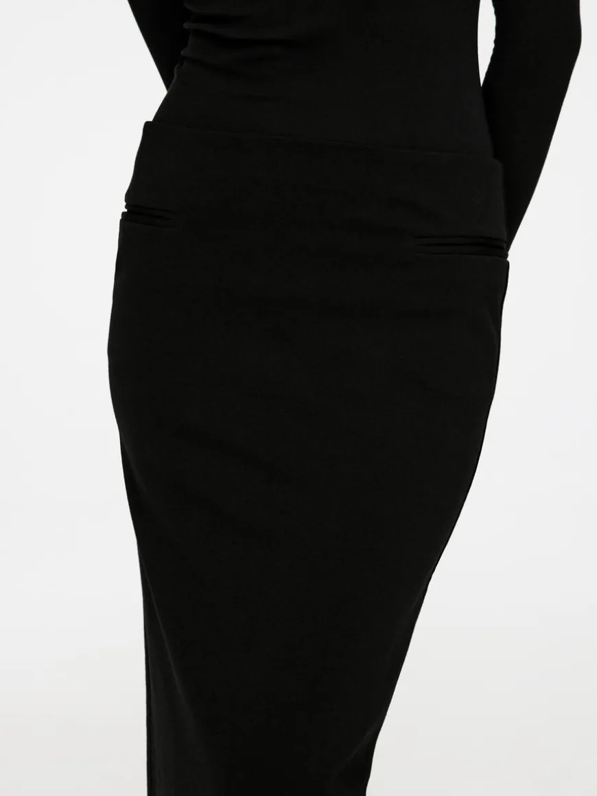Stretch Midi Skirt