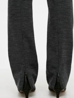 Stretch Zip-Detail Trousers