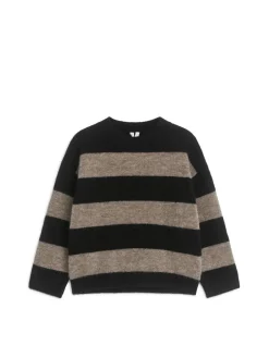 Striped Wool-Alpaca Blend Jumper