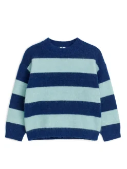 Striped Wool-Alpaca Blend Jumper