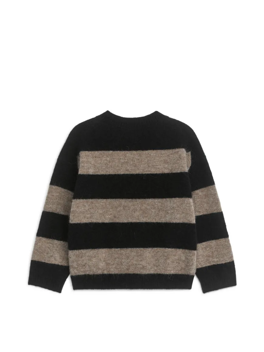 Striped Wool-Alpaca Blend Jumper