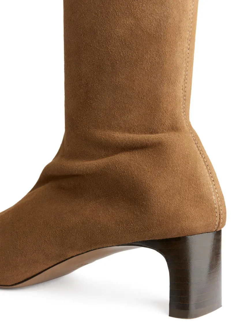Suede Over Knee Boots