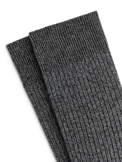 Supima Cotton Rib Socks