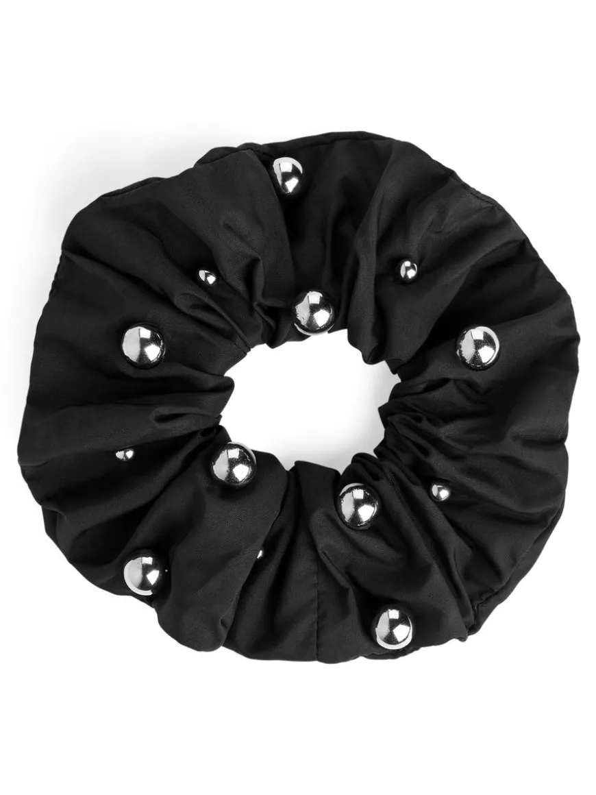 Taffeta Embellished Scrunchie