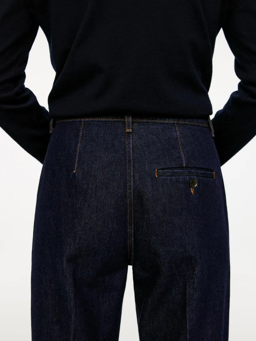 Tailored Denim Trousers