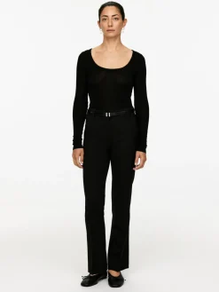 Tailored Wool-Blend Trousers