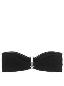 Textured Bandeau Bikini Top