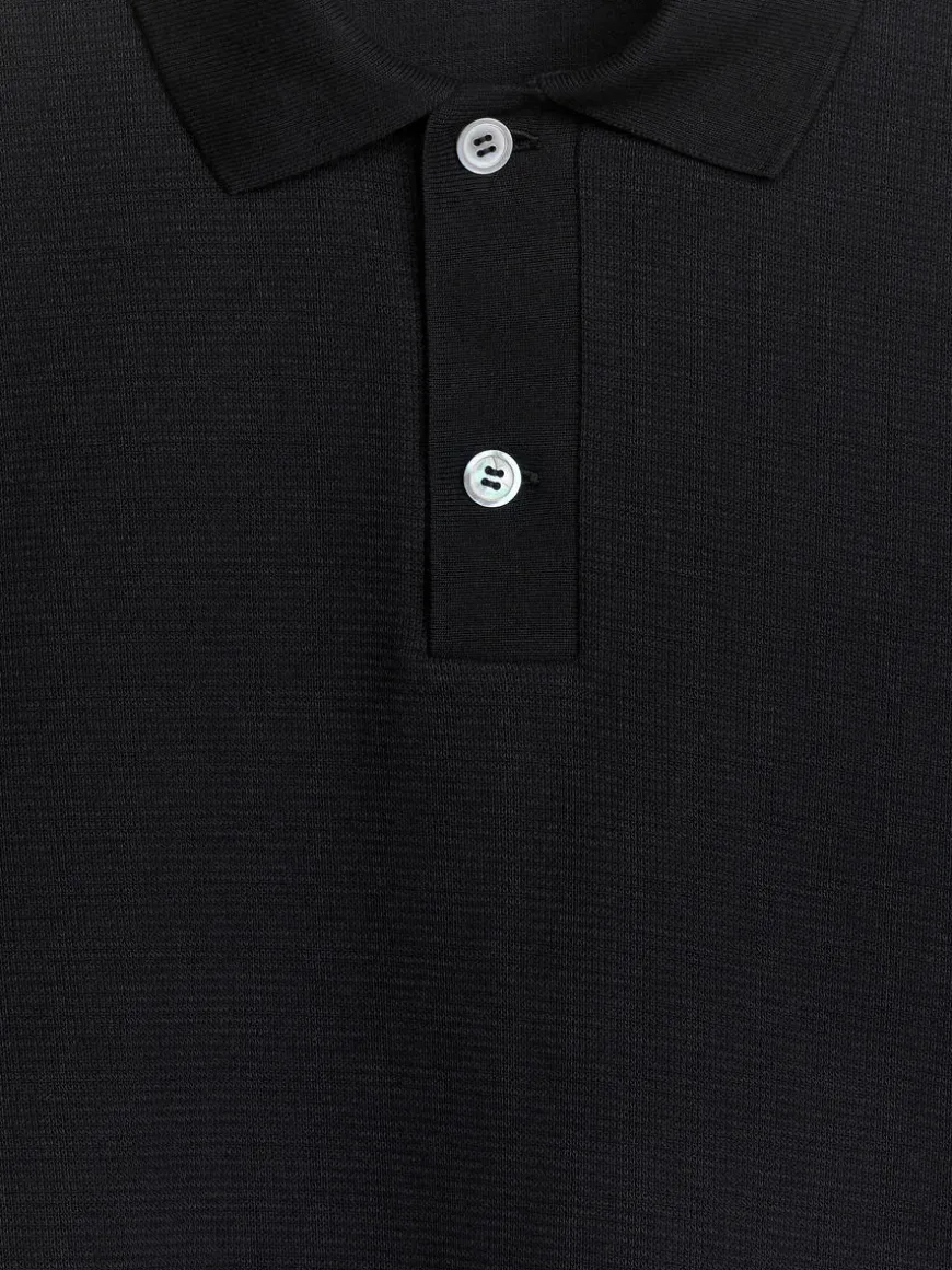 Textured Polo Shirt