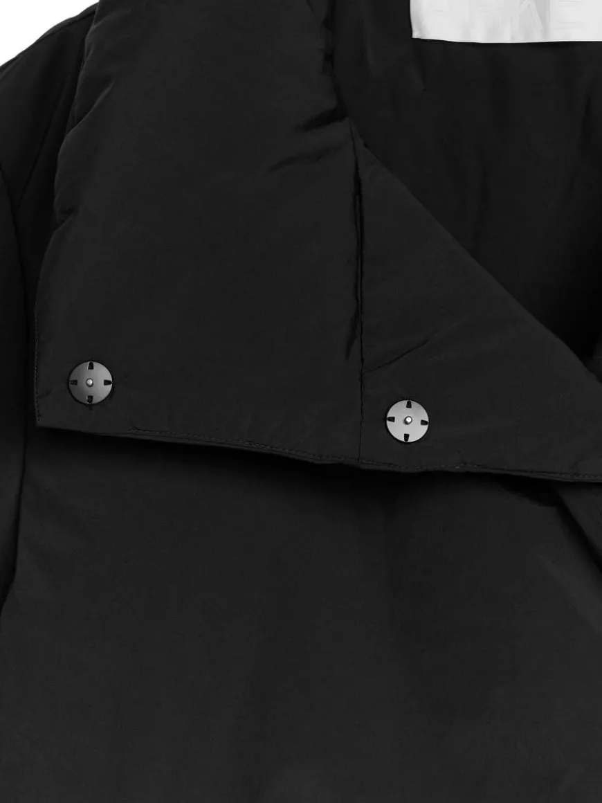 Upcycled Down High-Collar Jacket