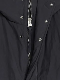 Upcycled Down Hooded Jacket