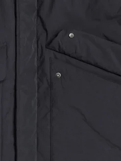 Upcycled Down Hooded Jacket