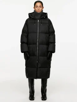 Upcycled Down Long Coat